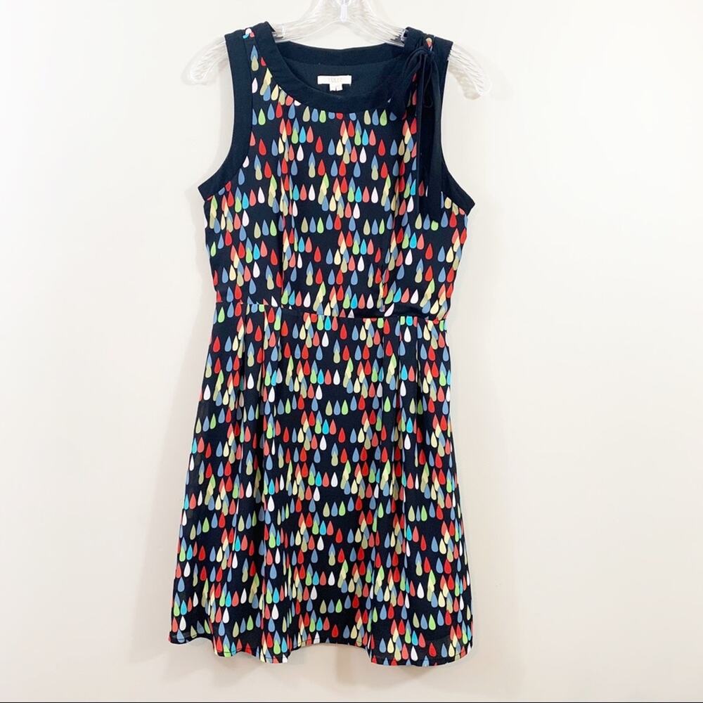 Tulle Retro 60s Raindrop Dress With Flared Skirt